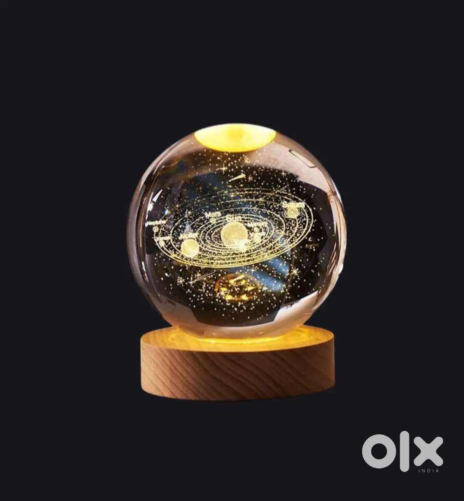 MINS

3D Galaxy Crystal Ball Night 3W Decorative Lamp (Brown)