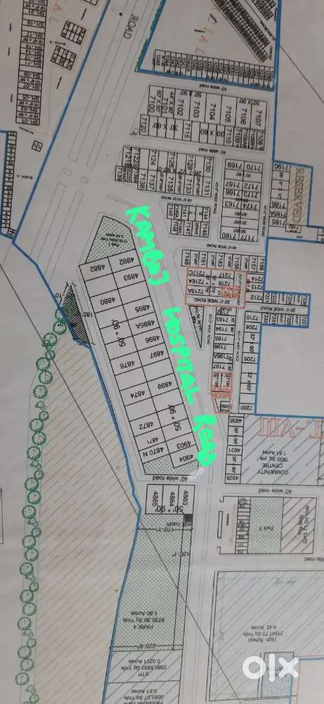 For sale 250gaj plot facing kamboj road direct entry from airport road