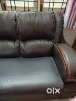 3 seater leather sofa