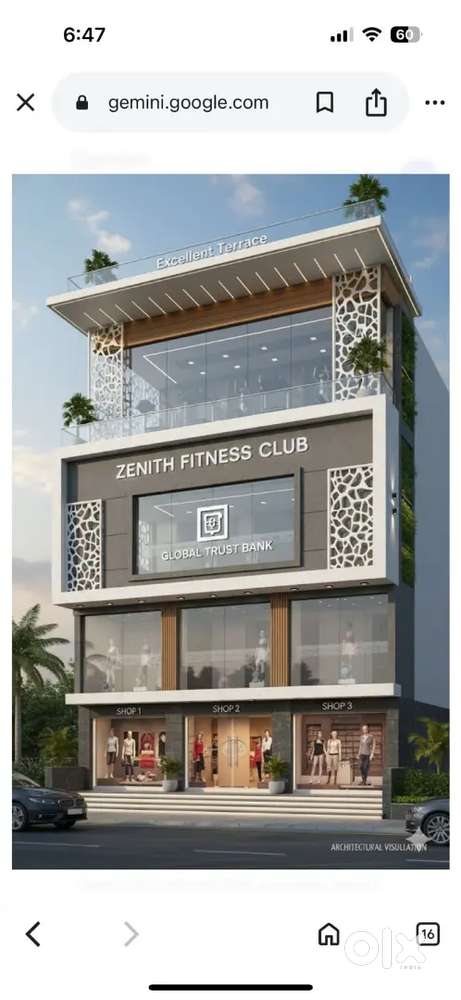 500 SQFT GROUNDFLOOR SHOWROOM CORNER SHOP RENT 75000 AT KOLAPAKKAM