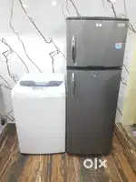Videocon double door refrigerator and lg top load washing machine $
