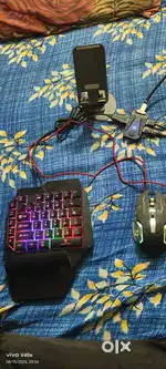 Mobile gaming mouse keyboard
