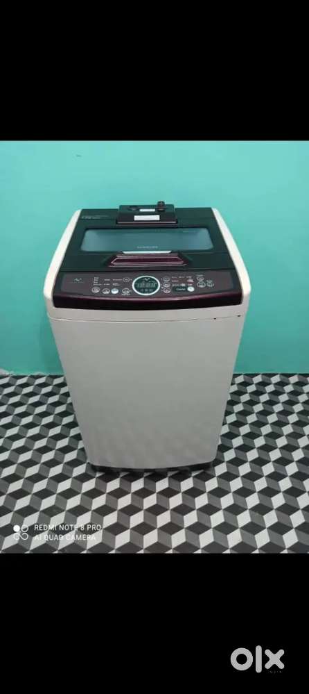 Top load samsung ag+ white colour washing machine
