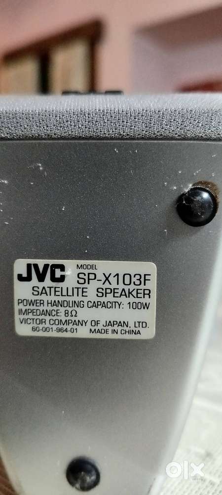 JVC  subwoofer and  satellite speakers