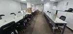 Koramangala 1800 SQFT office space for rent with 40  W/S