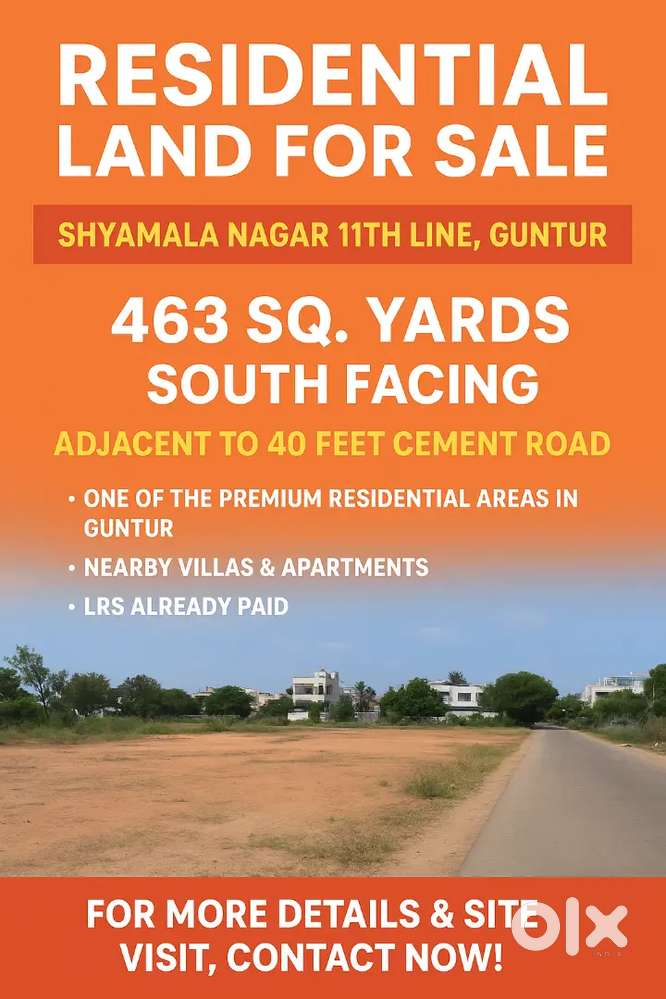 463 sq yards, Shyamala Nagar, GUNTUR