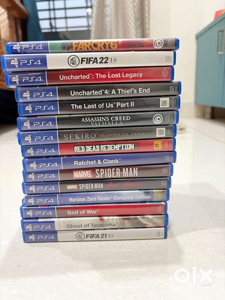 PS4 SLIM 1 TB with 15 game cd