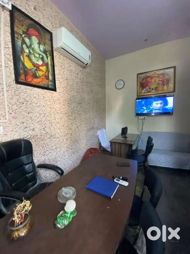 Full furnished office TV Ac, Sofa, 2 work station near nadi ka phatak