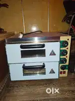 Double decker pizza oven