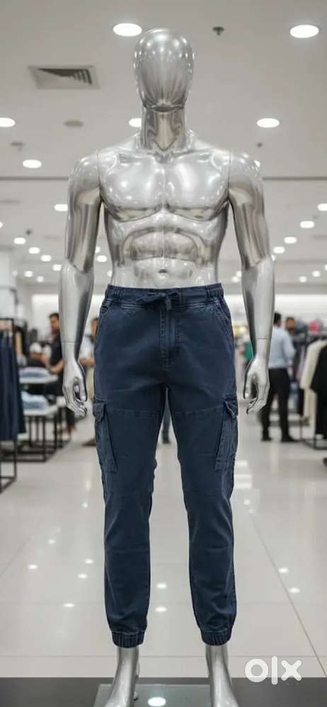 Brand New 8 Pocket denim cargo trouser