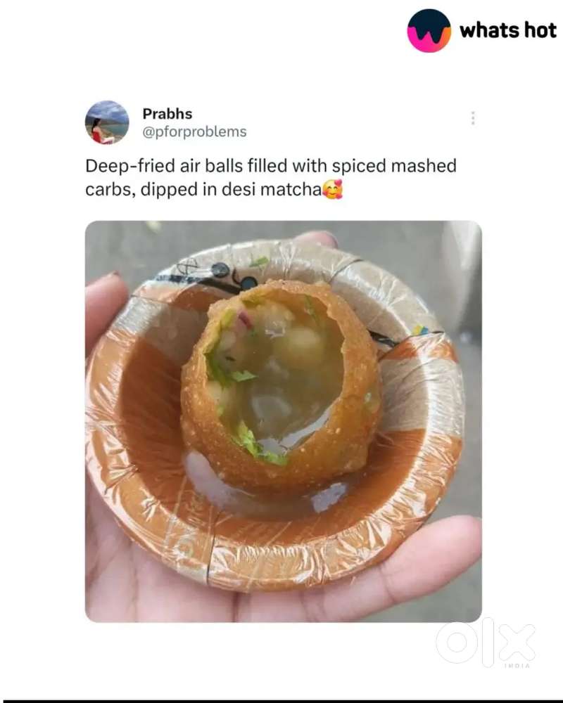 Thela lagana h pani puri aloo tikki