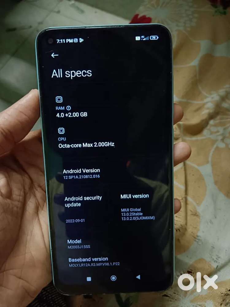 Redmi note 9 128gb gud condition