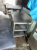 2 steel table for hotel restaurants cake shop working