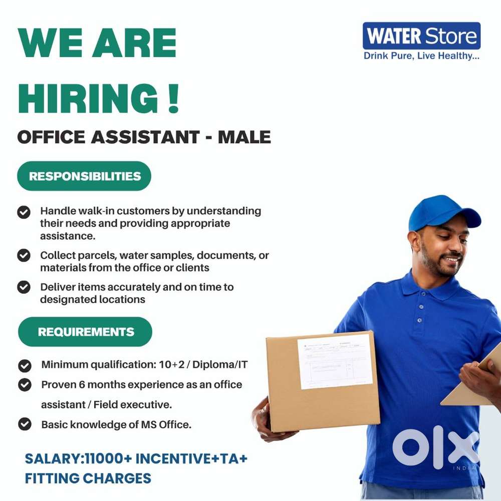Job Title: Office Assistant (Male)