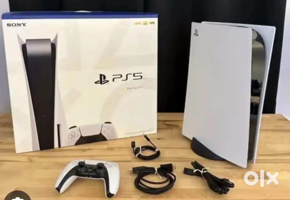 PlayStation5 console with latest games nd warranty sale offerwhite day