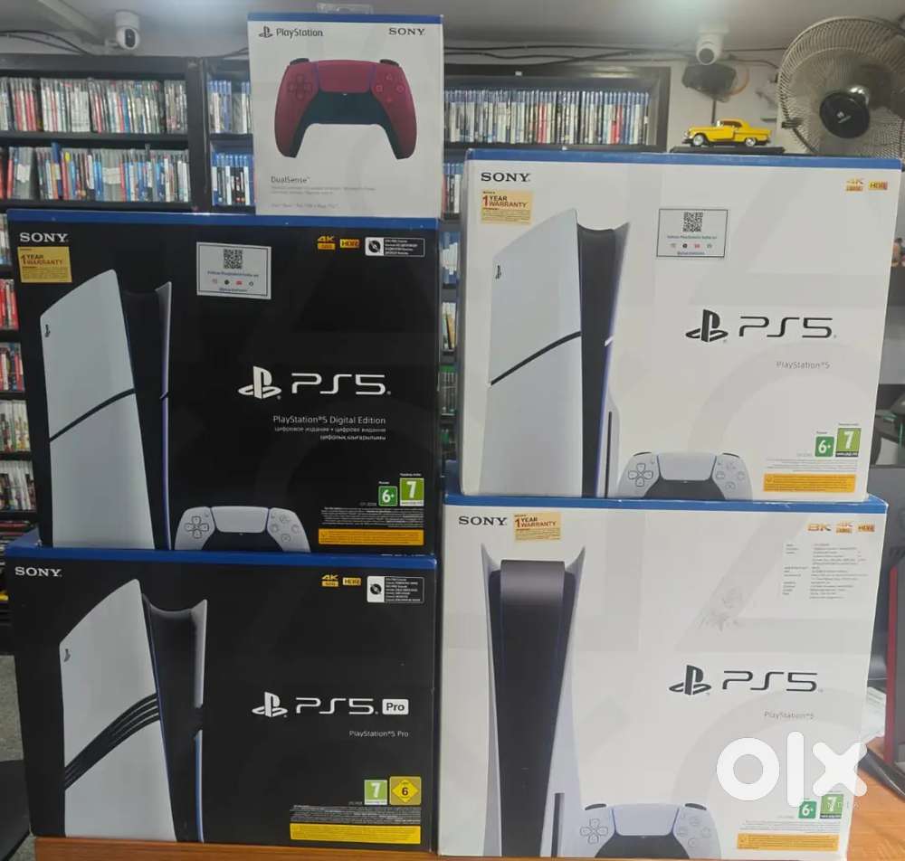 PlayStation 5 consoles with games and warranty sale offers