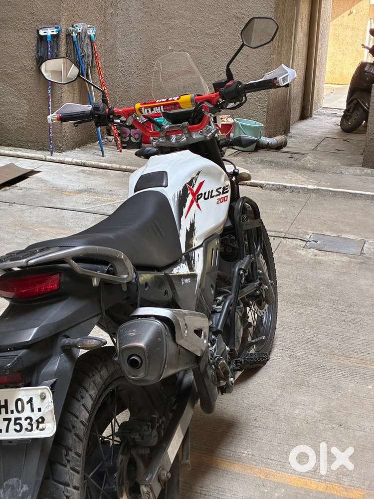 Fully loaded Xpulse with helmet