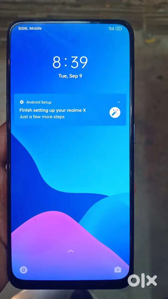 Realme X popup camera .4g phone 8gb ram 128 ram