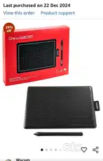 Wacom CTL-472/K0-CX Digital Drawing Graphics Pen Tablet (Red & Black)