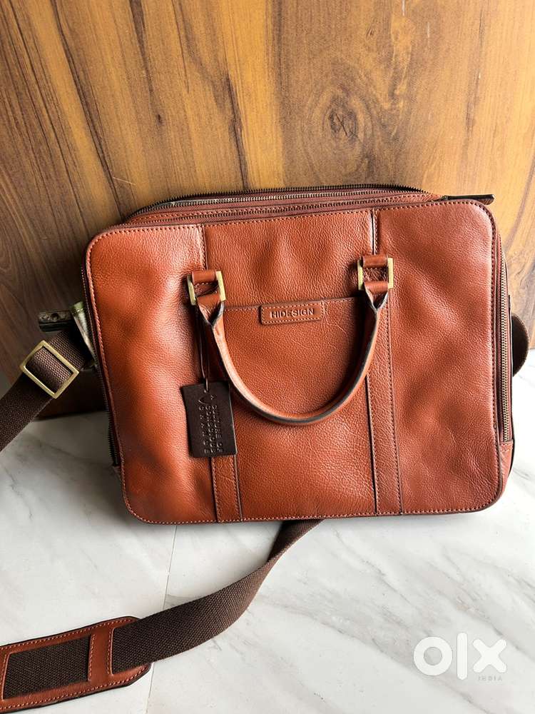 100% orginal hidesign leather Laptop bag