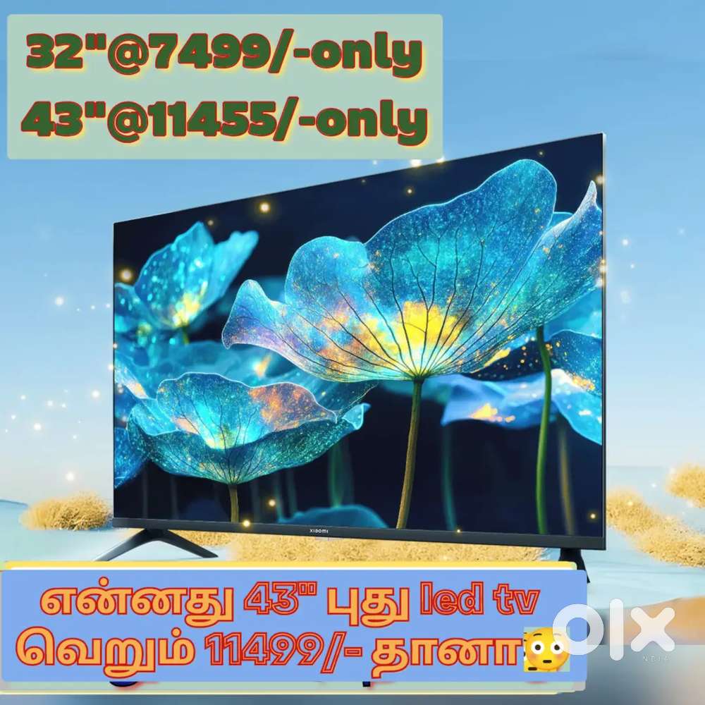 43 inch smart Android led tv @11555 call now soon #