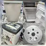 I'd 67 combo pack mini fridge & top load washing machine ly