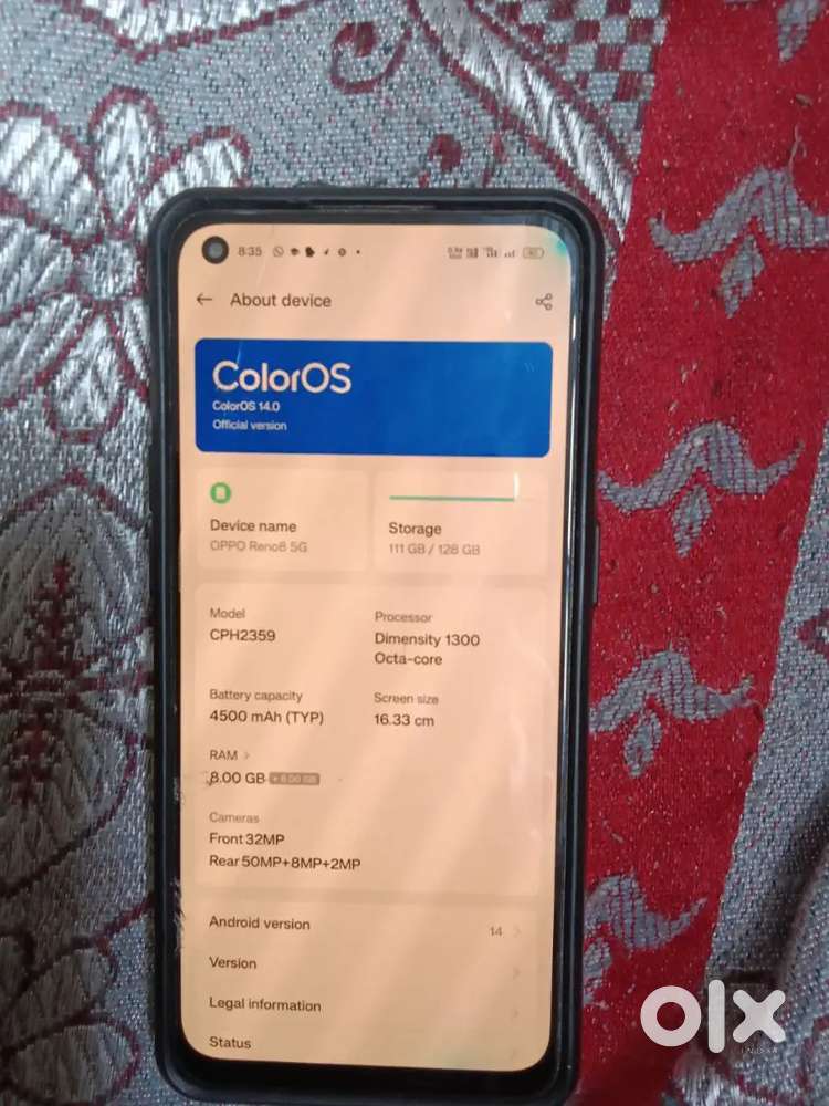 Oppo reno 8 8/128