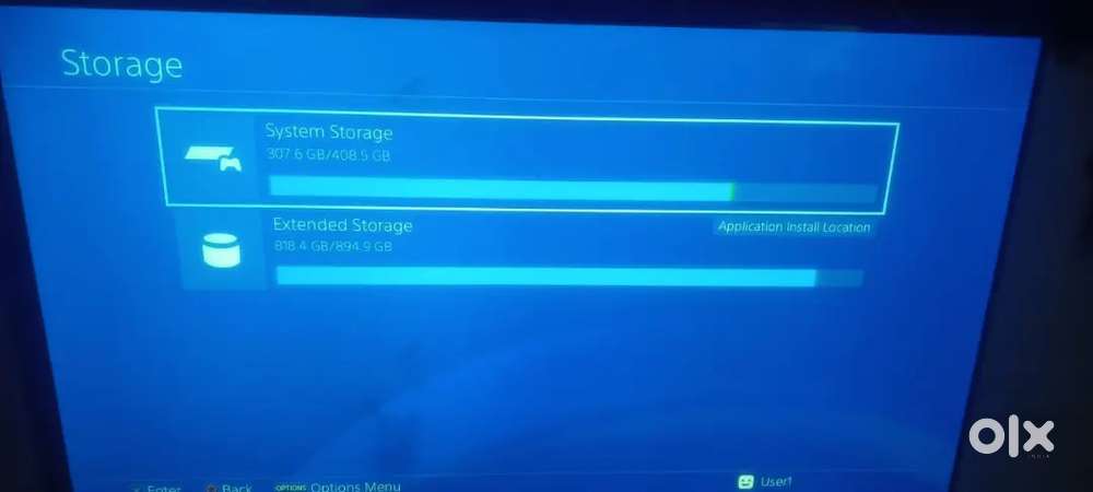 PS 4  1tb+ 500 GB