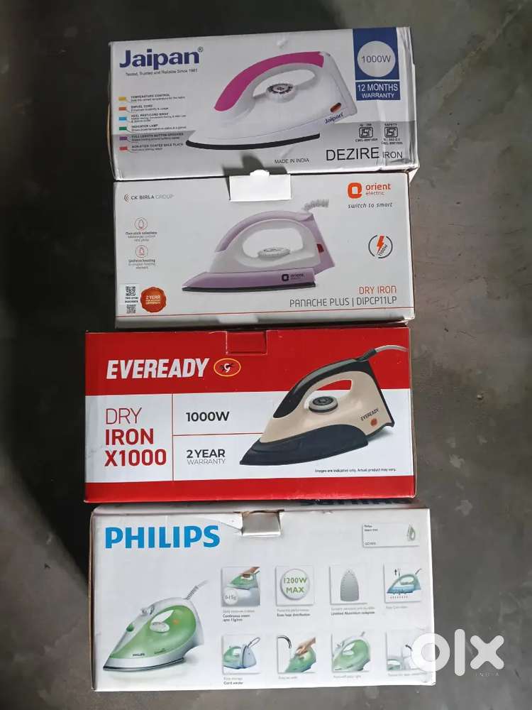 4 unused irons available at half rate