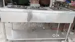 THREE BURNER COMMERCIAL STOVE
