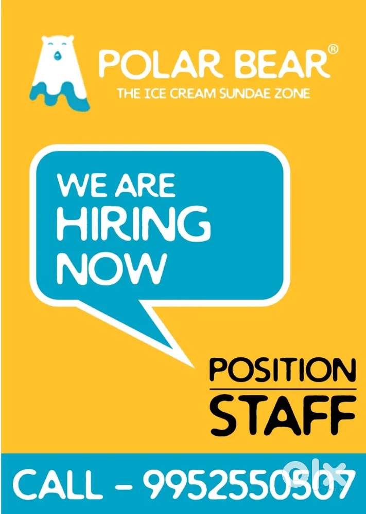 Looking for male staffs