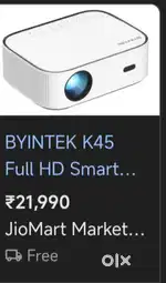 Byintek k45 fhd, 4k projector