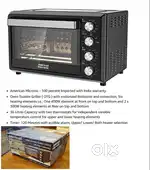 American Micronic 36 Litre Imported Oven Toaster Griller