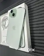 Selling I phone 15 plus  with bill box one year warranty