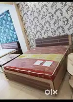 Friday sale new double bed with box starting price 7380/Emi available