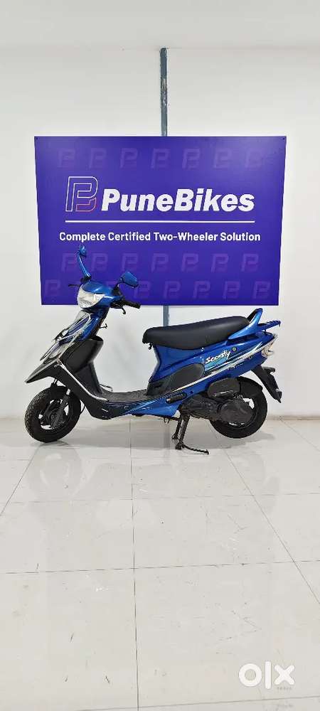 TVS Scooty Pep+ Blue / 2017 For Sale