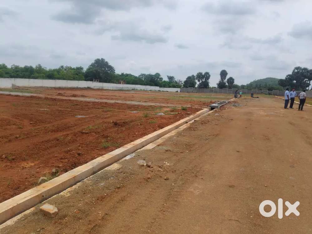 Highway touch near Plot sell at omalur-macheri road
