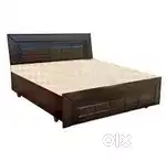 Bed super sale buy new double bed with box -6500/-EMI on najajaj