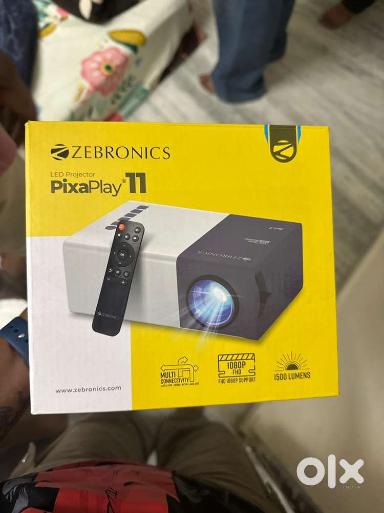 Zebronics Pixaplay 11 HD LED Projector – Brand New  Full Box-