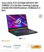 ROG Strix G513QE AMD Ryzen 5 5600H 3.30 GH 16.0 GB