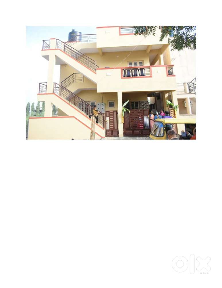 2 BHK with 2 attached wash rooms, car parking, Kaveri water connection