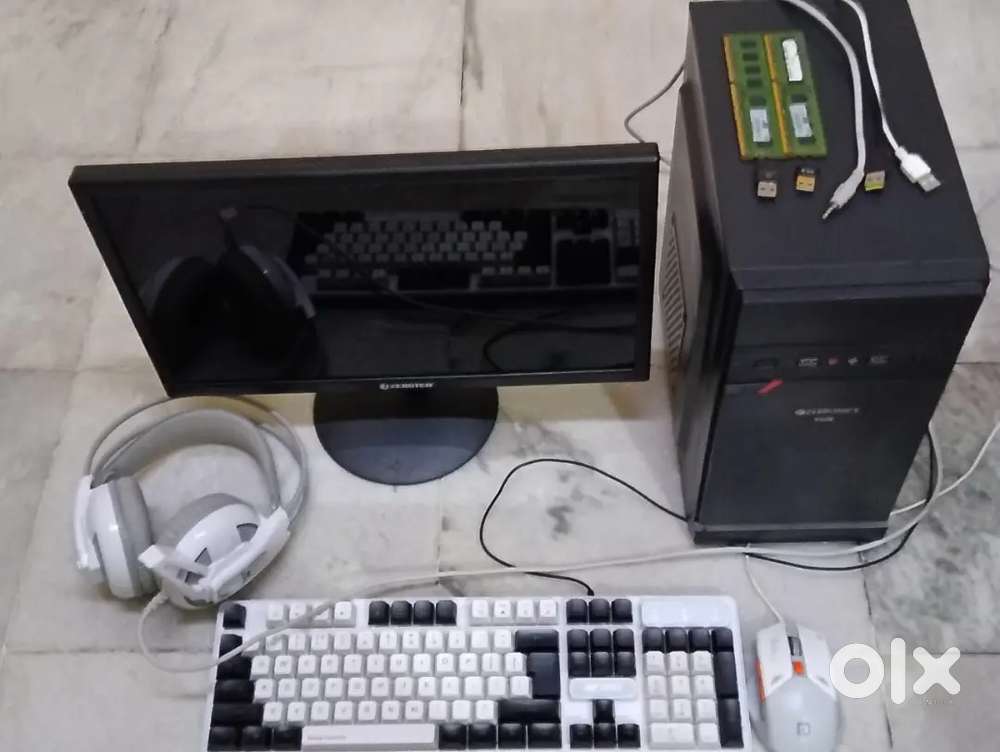 SALE URGENT- Complete PC setup i3/gt610/8gb ram