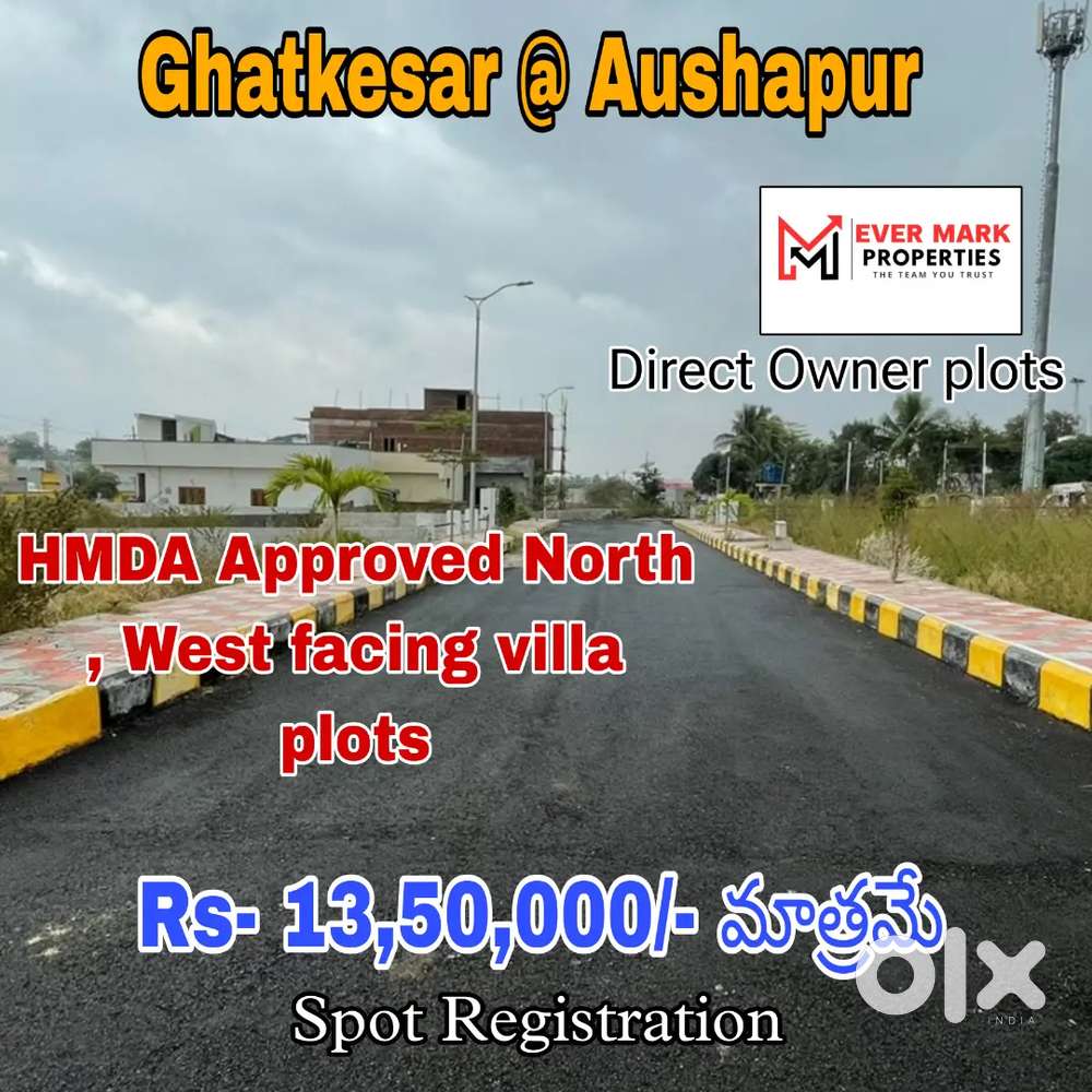 HMDA APPROVED Residential & Construction open plots for sale