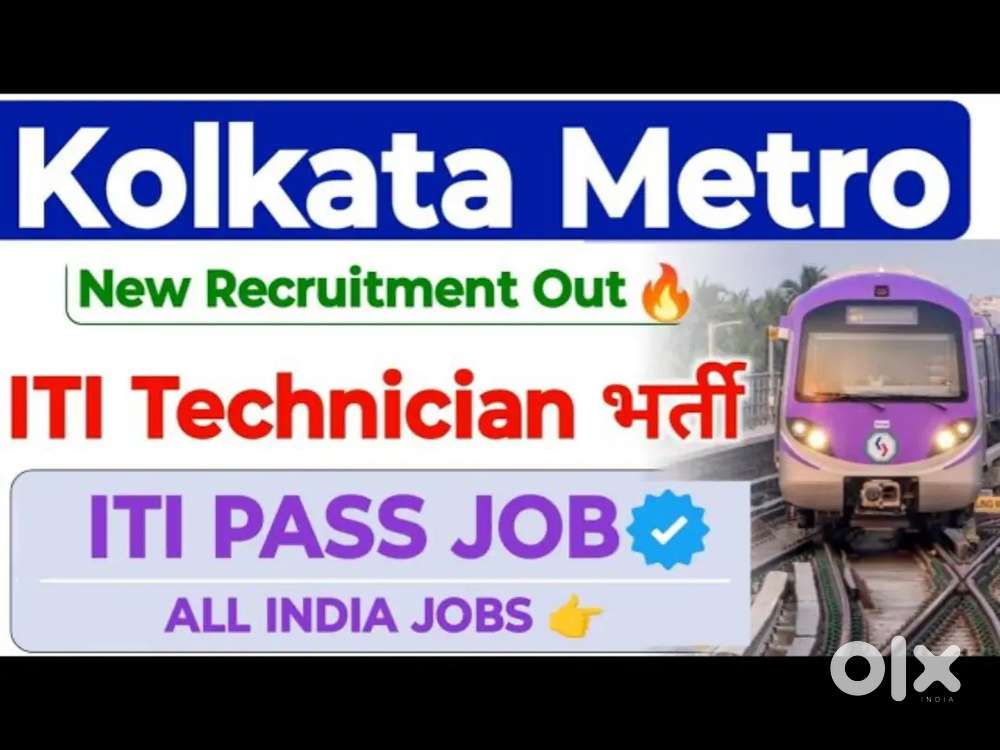 URGENT RECRUITMENT IN KOLKATA METRO RAILWAY MALE AND FEMALE BOTH CALL