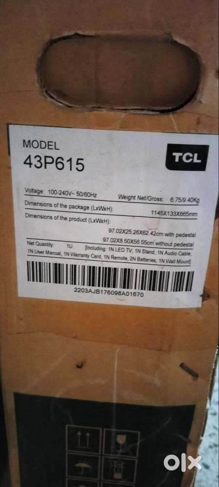Smart LED TV 43 for sale almost new
