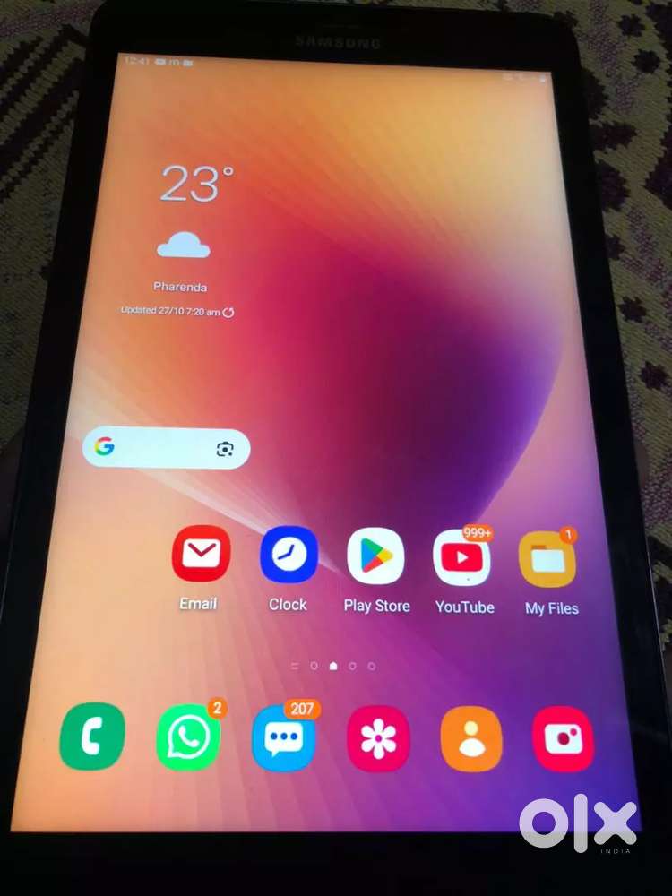 Samsung Galaxy Tab A network 4g sim+wifi chalta hai good connection me
