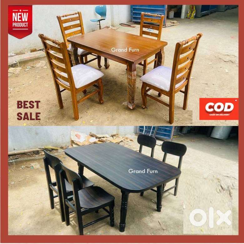 WOODEN DINING TABLE SET SALE @DINING CHAIR56 56E