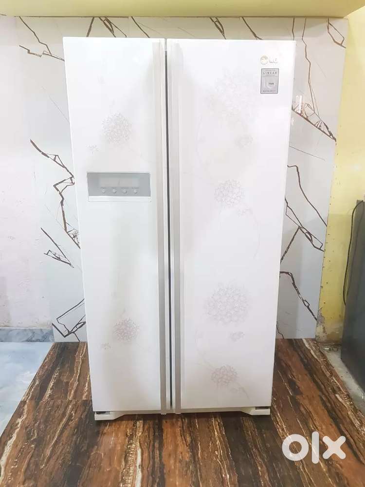 Lg 528 ltrs flower model side by side refrigerator