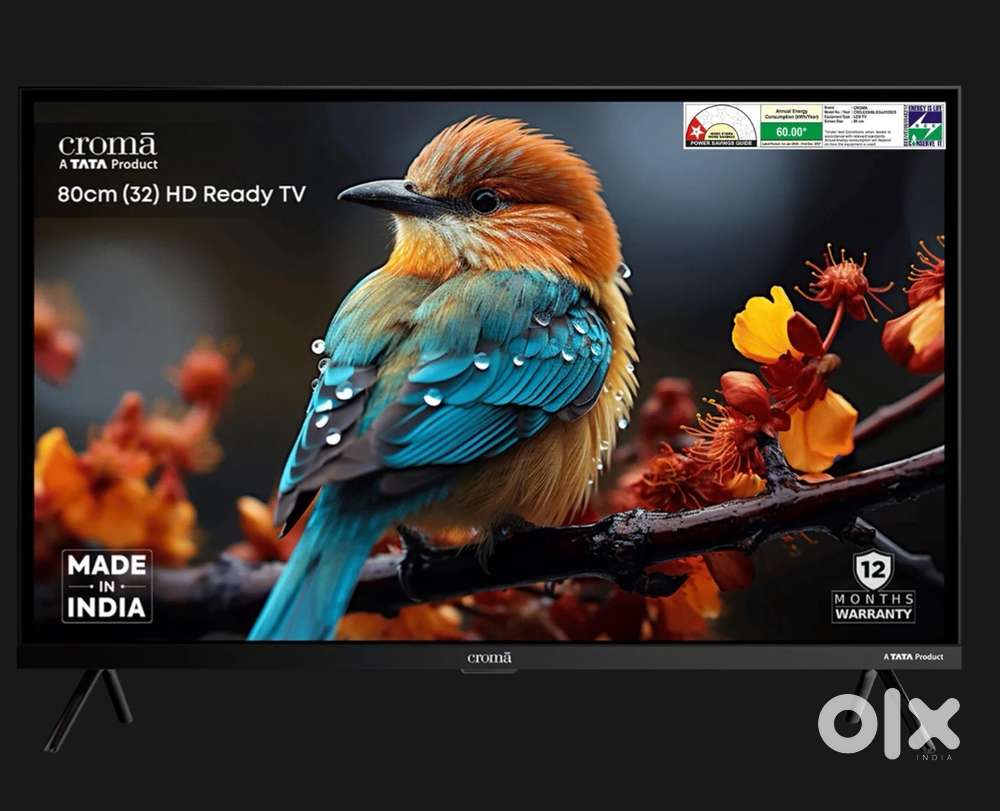 Croma 32Inch HD Ready TV 3 Star Rating- Hardly Used