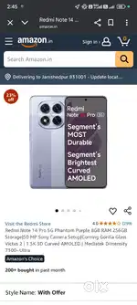 Redmi Note 14 pro 8 month old phone